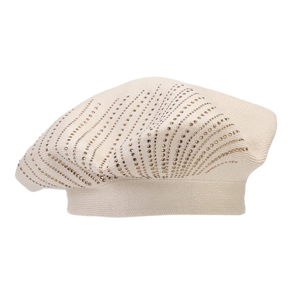 LEKODE Beret Hats for Women Artist Hat Fall Hat Men’s Hats Mens Caps Berets for Men Women's Hats Beige M