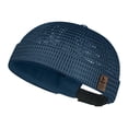 thumbnail image 1 of LEKODE Breathable Brimless Docker Hat, Mens Breathable Mesh Brimless Hat, Outdoor Sun Protection Hat - Lightweight, Breathable & Quick-Dry Navy One Size, 1 of 8