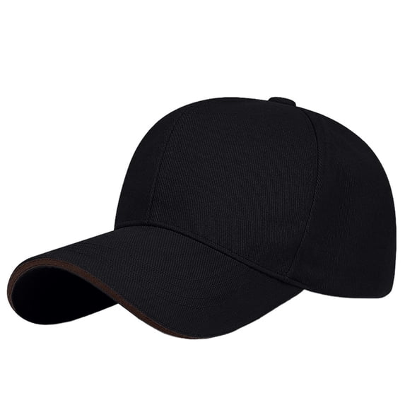 LEKODE Classic Low Profile Baseball Cap Golf Dad Hat Adjustable Cotton Hats Men Women Unconstructed Plain Cap Black One Size