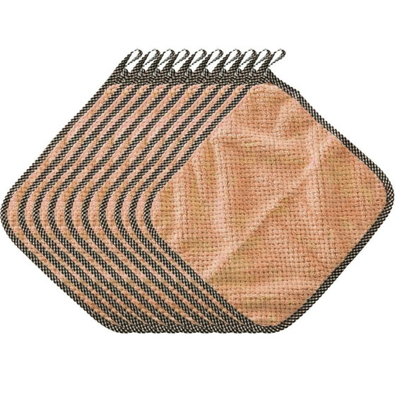 LEKODE Cleaning Cloths Kitchen Towels Microfiber Washcloths Lint Free Dish Cloth Reusable Dishtowels Household Super Absorbent Fast Drying Kitchen Dish Cloths, 10"x10", Pack of 10