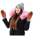 thumbnail image 1 of LEKODE Cold Weather Gloves Womens Gloves with Touchscreen Fingers Ski Gloves Biking Gloves Women Gloves for Cold Weather Hiking Gloves for Men Winter Gloves for Women Orange One Size, 1 of 9