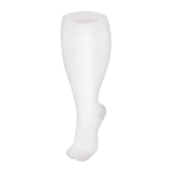 LEKODE Compression Socks for Women Long Socks Wide Calf Compression Socks Women Waterproof Socks Mens Ankle Socks Short Socks for Men Mens No Show Socks White 3xl