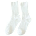 thumbnail image 1 of LEKODE Cotton Socks for Men Tube Socks Womens Footies Socks Cotton Socks Hiking Socks Athletic Socks Casual Breathable Athletic Socks Summer Ankle Socks Non Slip Socks Womens Socks White A, 1 of 5