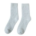 thumbnail image 1 of LEKODE Crew Socks Mid Calf Socks Women Thick Socks Women’s Socks Women's Socks Cycling Socks Mens Socks Gray One Size, 1 of 6