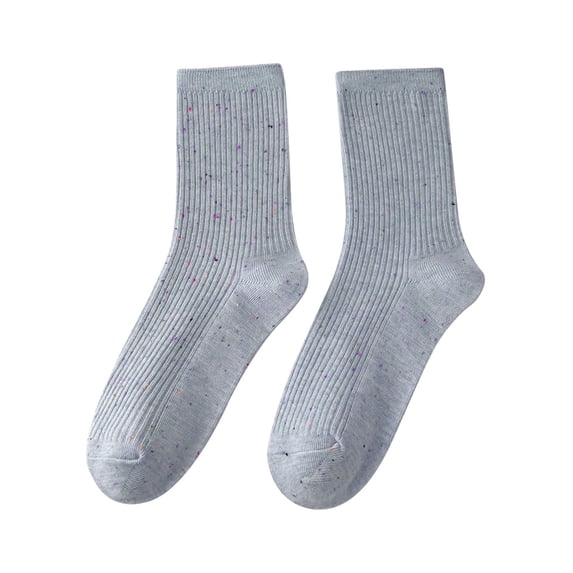 LEKODE Crew Socks Mid Calf Socks Women Winter Socks Long Socks for Women Socks Men's Socks Mens Socks Blue One Size