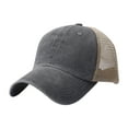 thumbnail image 1 of LEKODE Denim Hats for Women Baseball Hats Tennis Hat Men Caps Mens Flat Hats Cowboy Trucker Hat Sun Hats for Men with Uv Protection Gray One Size, 1 of 3