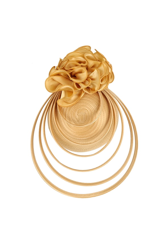 Feather Headband Party Hats Fashion Hats for Women Ladies Hats Feather Headpiece High Tea Hats for Women Fascinator Headband Khaki One Size