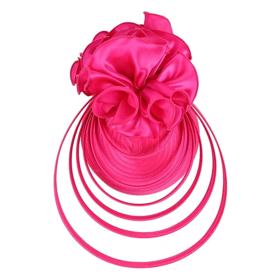 LEKODE Feather Headpiece Tea Party Hats Tea Party Accessories for Women Hair Feathers Clip in Fascinators for Women Feather Hair Clip Fashion Hats for Women Pink One Size