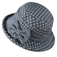 thumbnail image 1 of LEKODE Fedoras for Men Bucket Hats for Woman Dress Hats for Women Mens Hats Women Top Hat Men’s Hats for Men Dark Gray M, 1 of 3