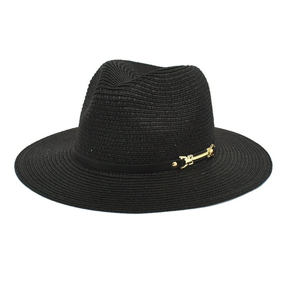 LEKODE Fishing Hat for Men Mens Straw Hats for Summer Funny Bucket Hat Floppy Hat Womens Summer Hats Sun Hats for Men Mens Bucket Hat Black One Size