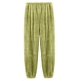 thumbnail image 1 of LEKODE Fluffy Pajama Pants for Women, Comfy Fuzzy Pj Bottoms with Pockets Drawstring Fleece Sleepwear Soft Winter Green XL, 1 of 3