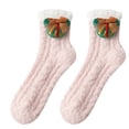 thumbnail image 1 of LEKODE Fuzzy Socks for Women Womens Footies Socks Cute Socks Soft Socks Grippy Socks Woman Winter Home Sleeping Slipper Socks Sleep Socks for Women Spa Socks Tube Socks for Women Multicolor One Size, 1 of 2