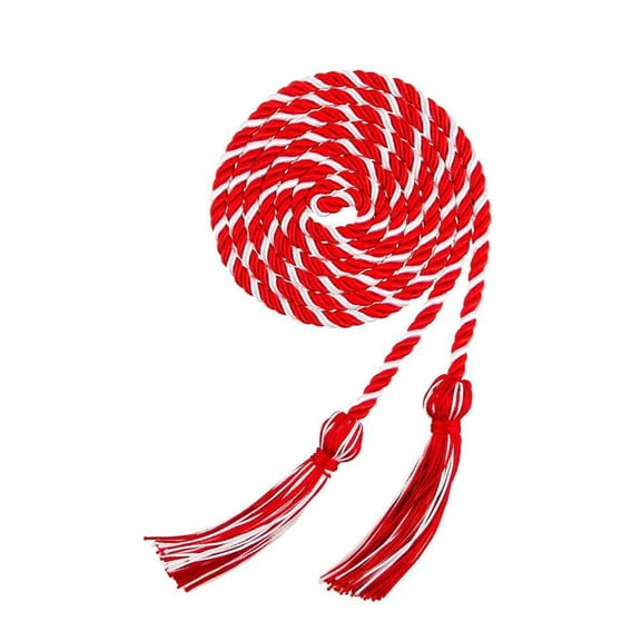 LEKODE Graduation Honor Cords Tassels Cords Polyester Yarn Honor Cord for Graduation Students Red One Size