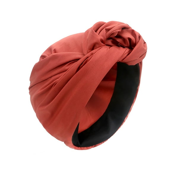 LEKODE Hair Scarves for Women Fashion Turbantes Beanie Hat Satin Head Scarf Women Turban Turbans for Women Fashion Silk Hat G One Size