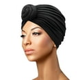 thumbnail image 1 of LEKODE Head Wrap Towel for Wet Hair Knit Headband Wrap Cap Head Covering Cotton Head Scarves Head Scarves for Women Women Head Wraps Black One Size, 1 of 4