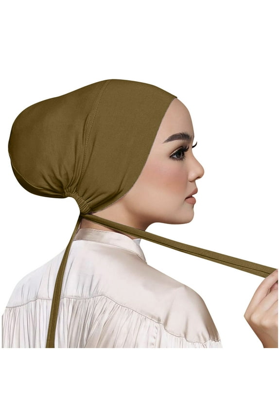 Head Wraps for Men Head Wraps Beanies Women Hair Cap Head Scarf for Women Satin Turban for Men Satin Wrap Army Green One Size