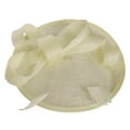 thumbnail image 1 of LEKODE High Tea Hats for Women Ladies Hats Fashion Hats for Women Fancy Hats for Women Hair Feathers Clip in Tea Party Hat Vintage Hat Yellow One Size, 1 of 5