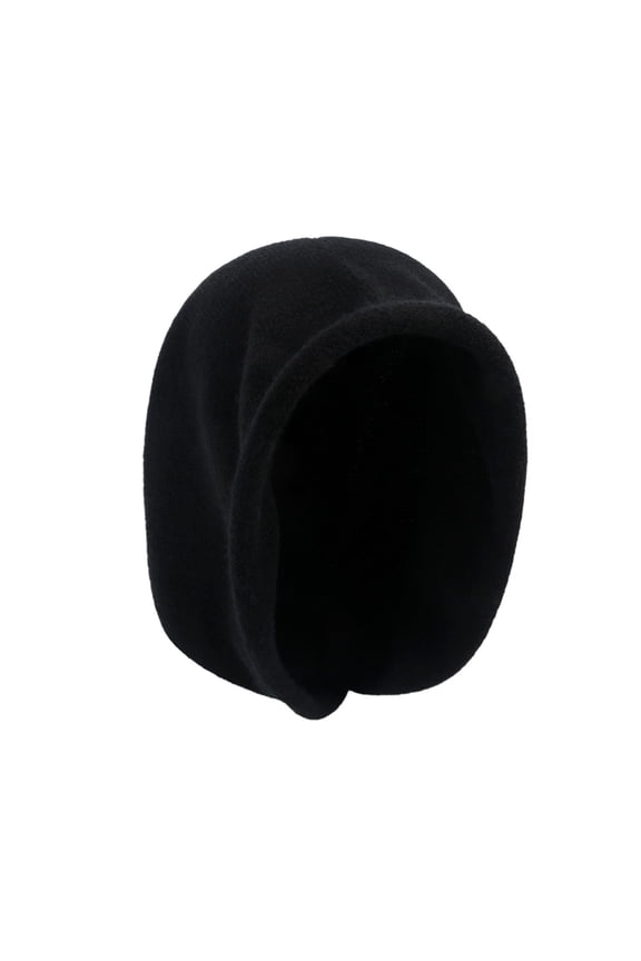 Hooded Shawl Knit Scarf Thick Scarf Woman Scarf Bufandas Para Mujer Womens Scarf Knitted Scarf Black One Size