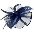 thumbnail image 1 of LEKODE Ladies Hats Tea Party Hats for Women Tea Party Hat Fashion Hats for Women Tea Hats for Women Fasteners Hats for Women Tea Hats Navy One Size, 1 of 3