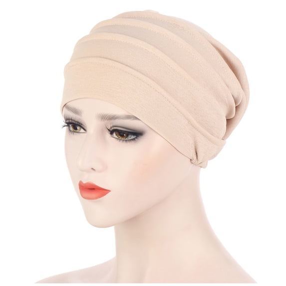 LEKODE Large Bandana Uv Protection Hair Wrap Square Scarf Head Wraps Scarf for Women Breathable Bonnet Headscarf Turbans for Women Gym Headbands Hair Cover for Sleepin Beige One Size