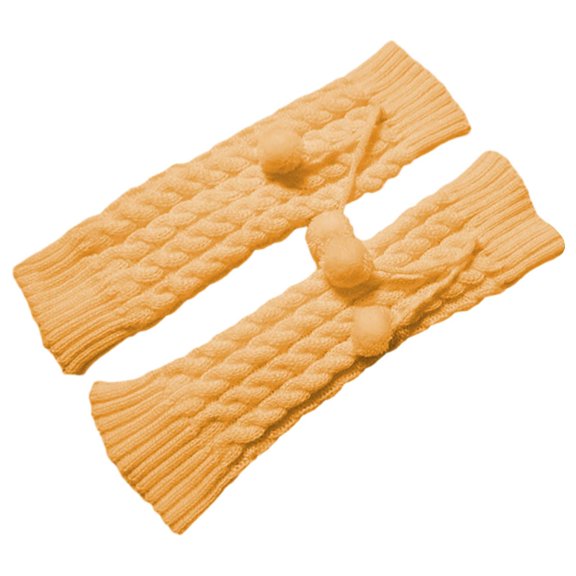 LEKODE Leg Warmers Long Leg Warmers Dance Leg Warmers Socks for Women Womans Socks Vintage Socks Mens Socks Yellow One Size