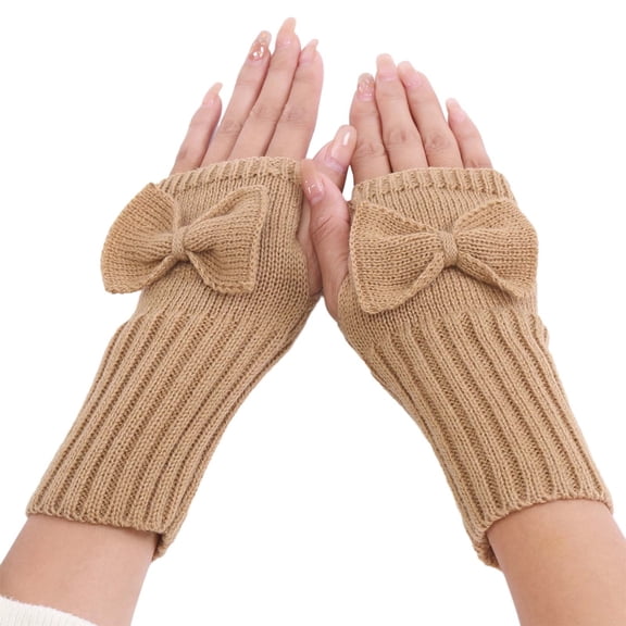 LEKODE Long Gloves Exercise Gloves Thermal Gloves for Women Womens Winter Gloves Winter Gloves for Cold Weather Biking Gloves Women Gloves Yellow One Size