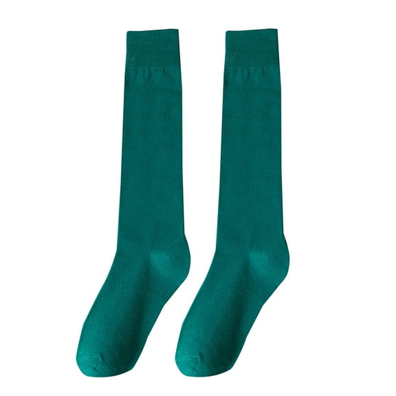 LEKODE Long Socks Cotton Knee High Socks Winter Stockings Womens Thigh High Socks Men’s Socks Tube Socks for Women Long Tube Socks Men Mint Green A