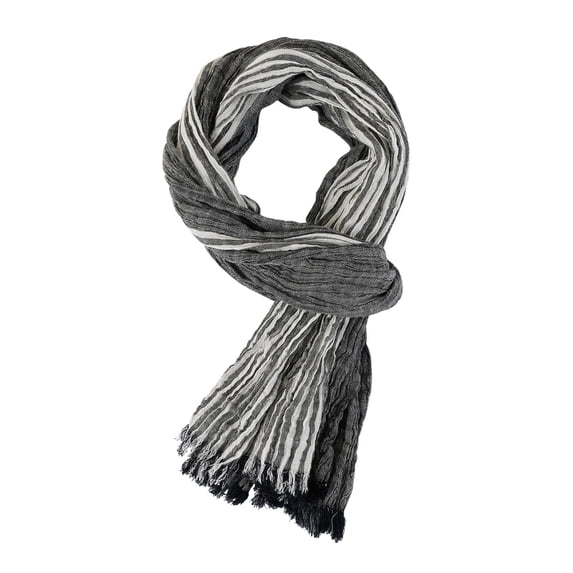 LEKODE Men Scarves Fashion Long Plaid Shawls American Trends Scarf Cute Scarf Vintage Soft Scarf Winter Scarf Long Soft Warm Scarves Travel Scarf Gingham Scarf Long Scarf Dark Gray One Size