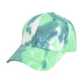 thumbnail image 1 of LEKODE Men Women Tie Dye Baseball Cap Vintage Adjustable Dad Hat Blue One Size, 1 of 3