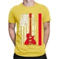 thumbnail image 1 of LEKODE Men's Short Sleeve Patriotic American Casual Soft Cewneck Short Sleeve Unique Small Printed Cotton T Shirt Independence Day Shirt 4th of July T Shirts, 1 of 4