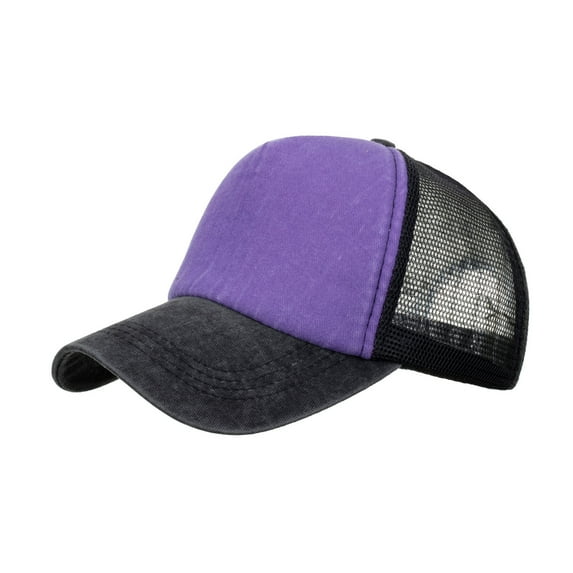 LEKODE Mens Golf Hat Running Cap for Women Men's Beach Hat Women's Caps Workout Hats for Women Tennis Caps for Men Womens Golf Hat Purple One Size