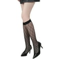 thumbnail image 1 of LEKODE Mesh Knee High Socks Pointelle Socks Breathable Socks Hollow Socks Lace Knee Socks Fashion Calf Socks Tube Socks Knee High Lace Socks Thigh High Stockings Multicolor One Size, 1 of 8