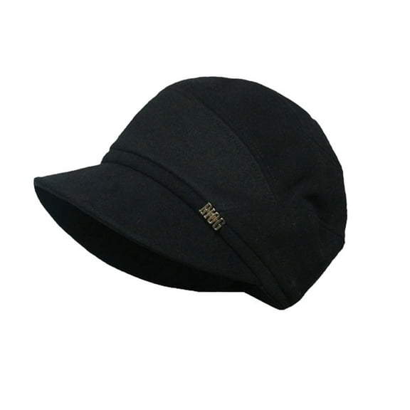 LEKODE Newsboy Cap Newsboy Hats for Women Summer Beret Hat French Beret Hats for Women Flat Cap Berets for Women Summer Beret Black 2 One Size