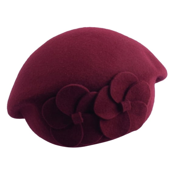 LEKODE Newsboy Caps Berets for Women Womens Newsboy Cap Beret Hat Newsboy Hats Beret for Men Caps for Women Wine One Size