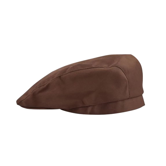 LEKODE Newsboy Hats for Men Outdoor Hat Unisex men Newsboy Caps for Everyday Wear Wool Beret Gatsby Hat Chic and Stylish Lightweight Packable skull caps Cotton Fitted Hat Cap Beret Coffee One Size