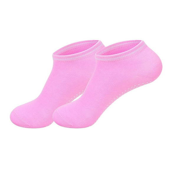 LEKODE Non Slip Socks for Women Moisturizing Socks Grippy Socks Woman Socks Ladies Socks Womens Socks Mens Pink One Size