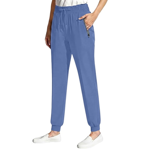 LEKODE Pants for Women Moisture Wicking Pants Lounge Pants Fashion Pants Running Pants Joggers for Women Chino Pants Beach Pants Soft Pants for Track Pants Women Blue M