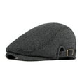 thumbnail image 1 of LEKODE Paperboy Hats for Men Flat Cap Winter Hats for Women Men's Beret Mens Caps Hat for Women Mens Hat Dark Gray One Size, 1 of 4