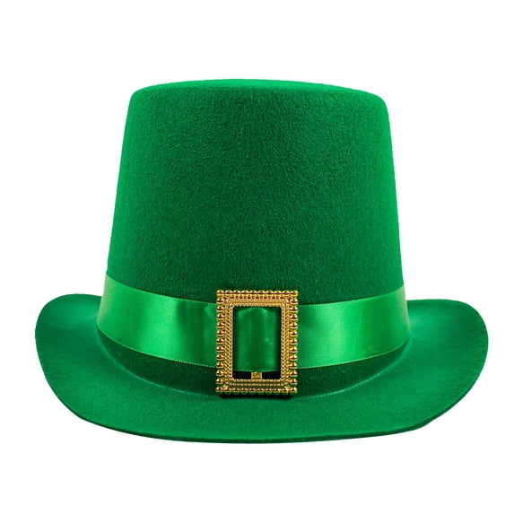 LEKODE Patricks Day Accessories Sun Hats Wide Brim Hats Vintage Hat Fascinators Hats for Women Tea Party Hats for Women Dress Hats for Men A1 Green One Size