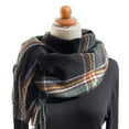 thumbnail image 1 of LEKODE Plaid Scarf for Women Shawl Wraps for Women Long Scarves for Women Womens Scarves Women Scarf Women's Scarves Ladies Scarves Black A, 1 of 8