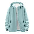 thumbnail image 1 of LEKODE Rain Jacket Men Packable Golf Jacket Stylish Jacket with Pocket Waterproof Jacket Lightweight Portable Rain Coat Dustproof with Hood Slim Fit Daily Wear Green M, 1 of 5