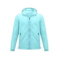 thumbnail image 1 of LEKODE Rain Jacket Women Cycling Windproof Shell Jacket Wind Breaker Waterproof Jacket with Pocket Lightweight Portable Rain Coat with Hood Jackets for Men Blue 5XL, 1 of 4