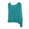 thumbnail image 1 of LEKODE Sheer Shawl Beach Scarf Chiffon Shawl Women Shawls Womens Poncho Women's Winter Scarves Shawl Poncho for Women Blue One Size, 1 of 3
