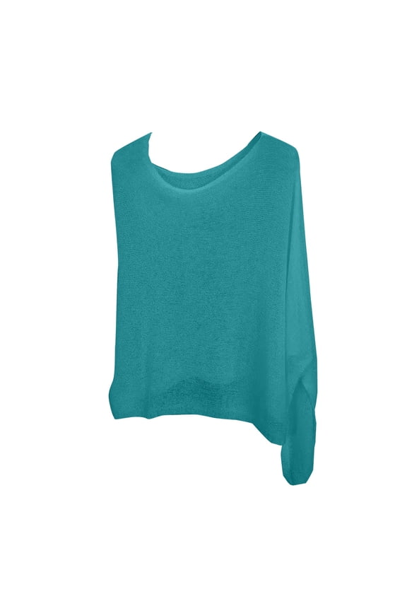 Sheer Shawl Beach Scarf Chiffon Shawl Women Shawls Womens Poncho Women's Winter Scarves Shawl Poncho for Women Blue One Size