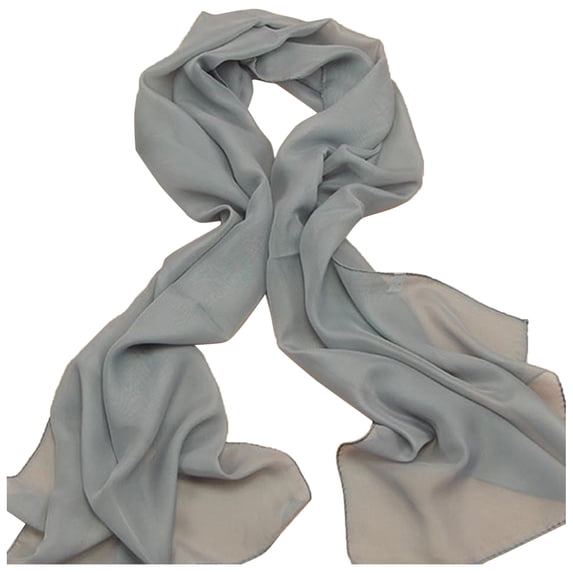 LEKODE Sheer Shawl Wrap Scarf Fashion Solid Scarf Dress Shawl Formal Shawl Shawls and Wraps for Evening Dresses Evening Shawl Long Scarf for Women Chiffon Shawl Chiffon Scarf D Polyester