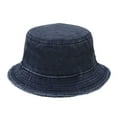 thumbnail image 1 of LEKODE Short Brim Hats for Men Mens Straw Hats Umbrella Hats for Adults Mens Sun Hats Wide Brim Women Summer Hats Beach Hat for Women Floppy Hat Navy One Size, 1 of 4