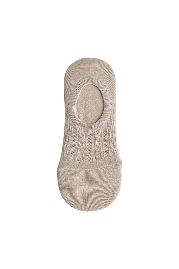 No Show Socks for Women Pilates Socks Yoga Socks Nylon Footies for Women Nude No Show Socks Nylon Socks No Show Socks Womens for Flats Beige One Size