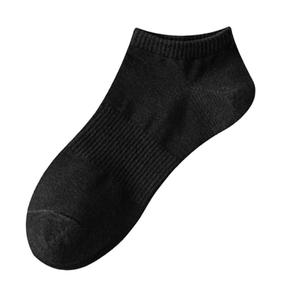 LEKODE No Show Socks Womens Athletic Socks Hiking Socks Hidden Invisible Boat Running Socks Cotton Socks Low Cut Liner Socks Invisible Socks Non Slip Socks with Heel Tab Socks Black One Size