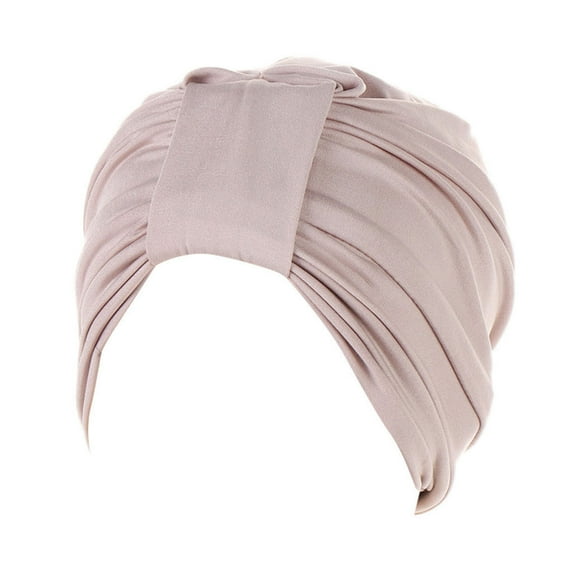 LEKODE Silk Hair Cap Scarf Head Head Covering Satin Cap Head Wraps for Women Fashion Cotton Hair Towel Wrap for Women Summer Head Scarf Khaki One Size
