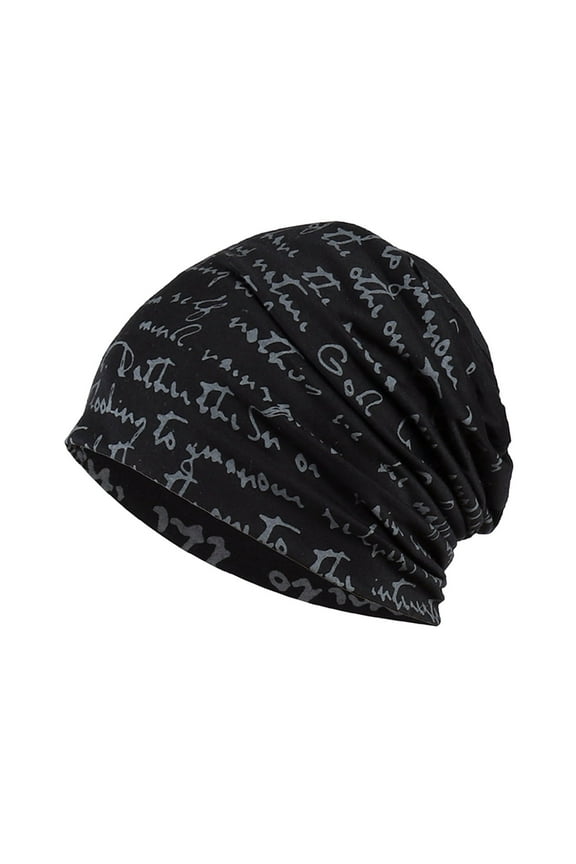 Silk Head Wraps Skull Cap Women Hair Wrap Satin Head Wrap Women Head Wraps Silk Skull Caps for Women Beanie Hats for Women Black One Size
